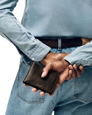 Reiss Cabot Grainy Leather Bifold Wallet