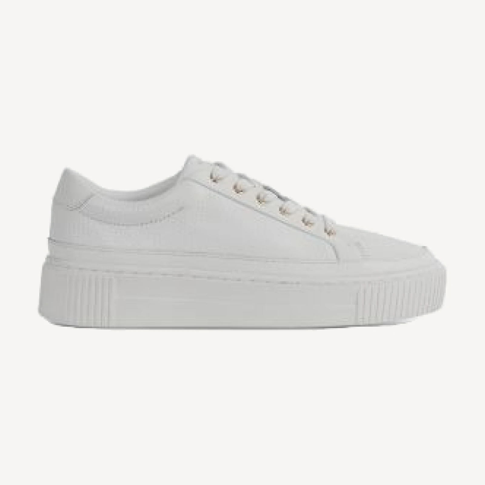 Reiss Women's Leanne Grained Leather Low Top Sneakers