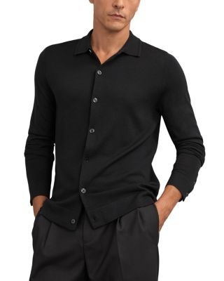 Reiss Forbes Wool Collared Cardigan