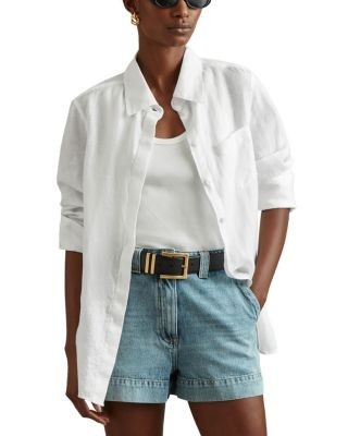 Reiss Belle Linen Shirt
