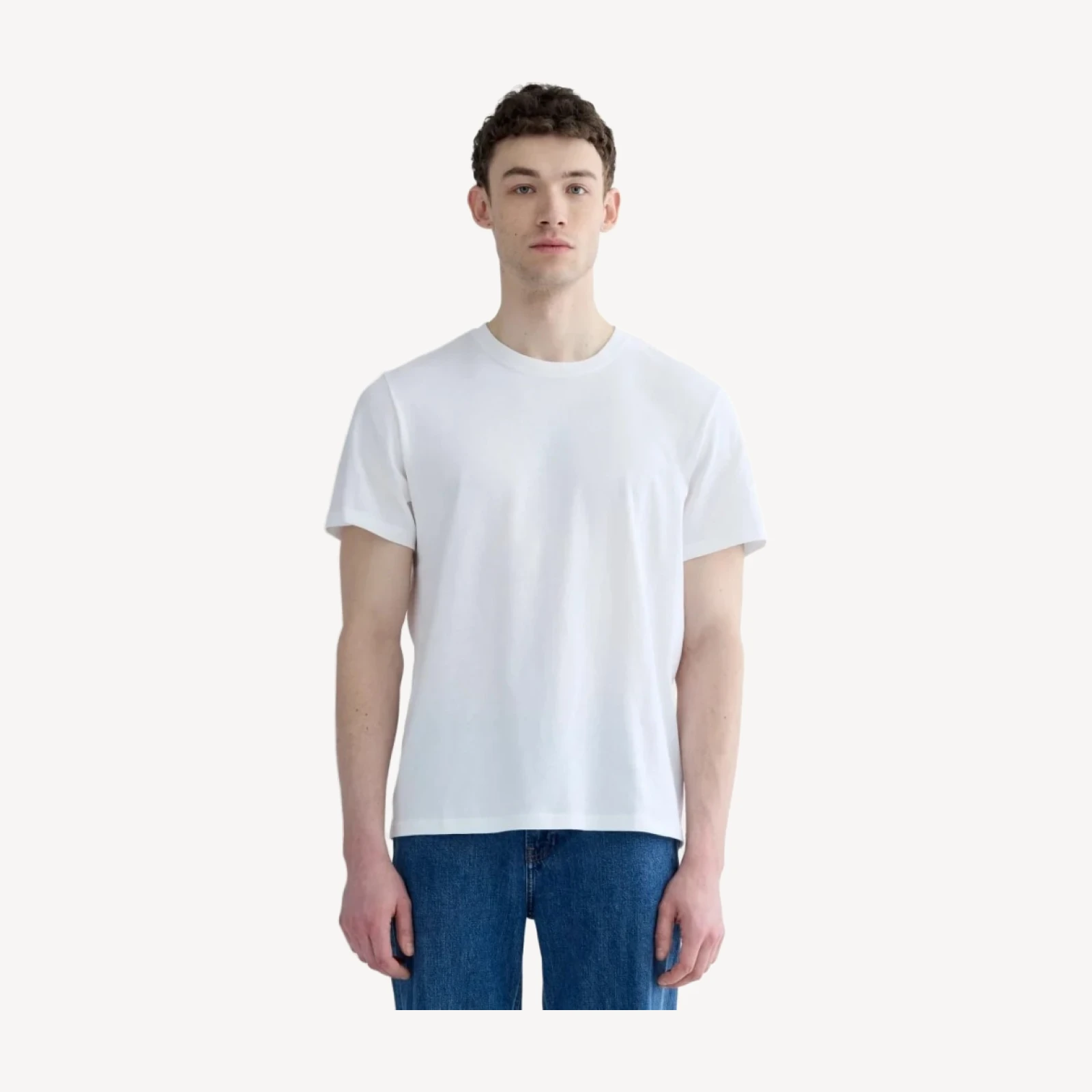 The Premium-Weight Crew | Uniform | White