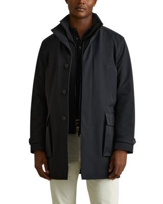 Reiss Player Hybrid Overcoat