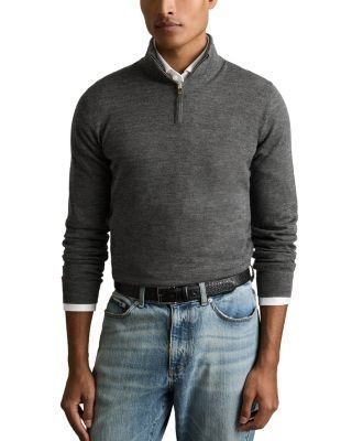Reiss Blackhall Quarter Zip Wool Sweater