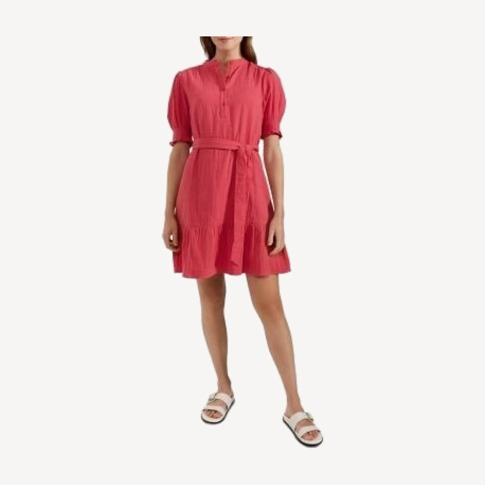 Hobbs London Iza Puff Sleeve Mini Dress