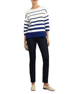 Hobbs London Elaine Striped Sweater
