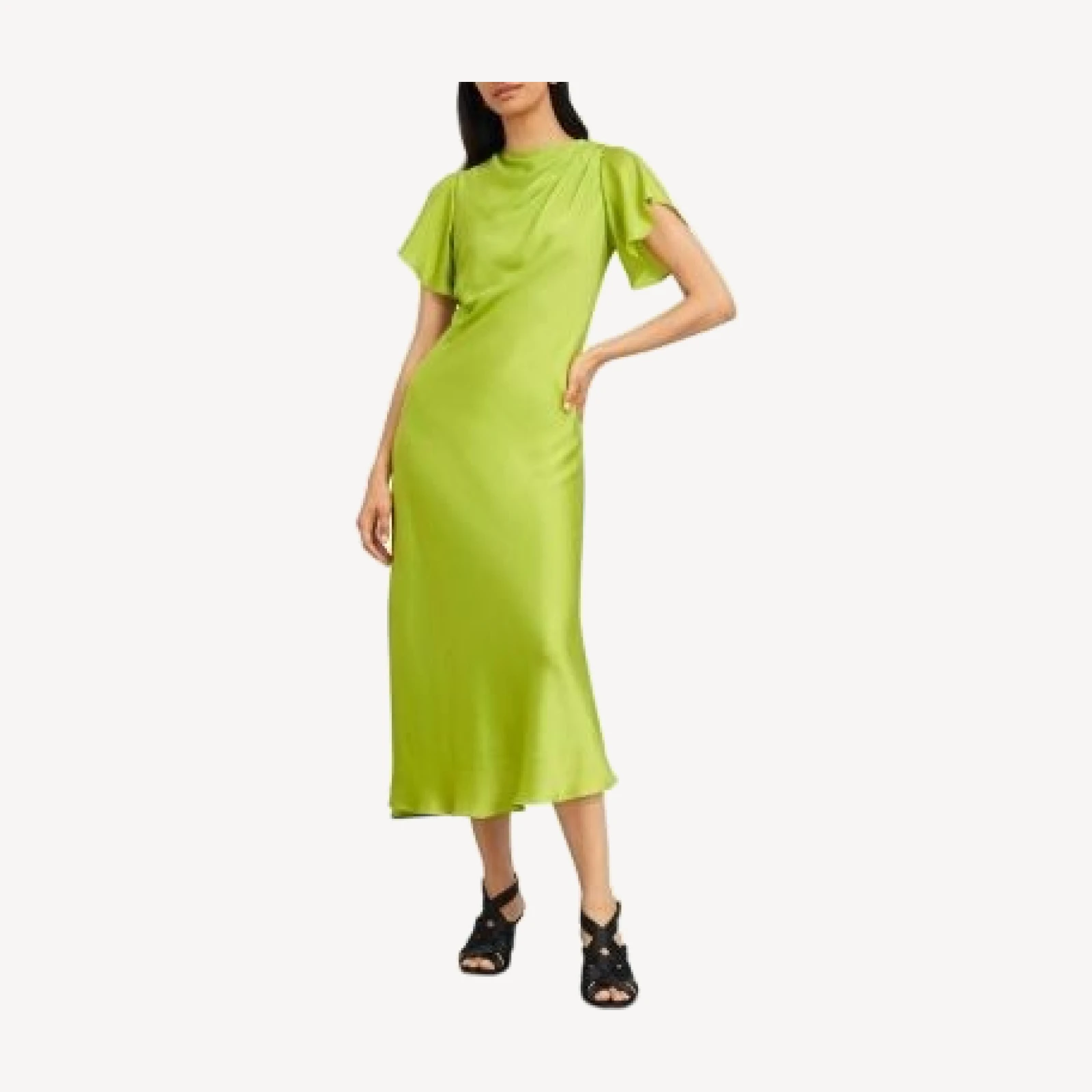 Hobbs London Limited Tremeer Flutter Sleeve Dress