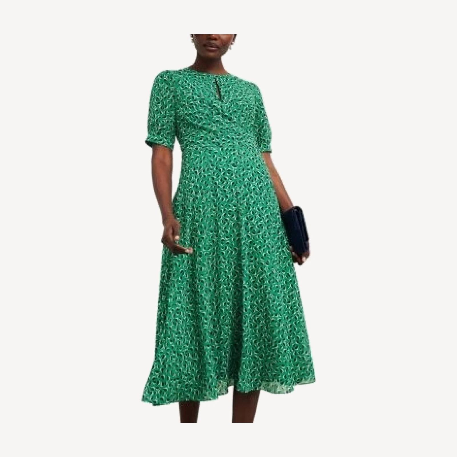 Hobbs London Bridget Printed Midi Dress