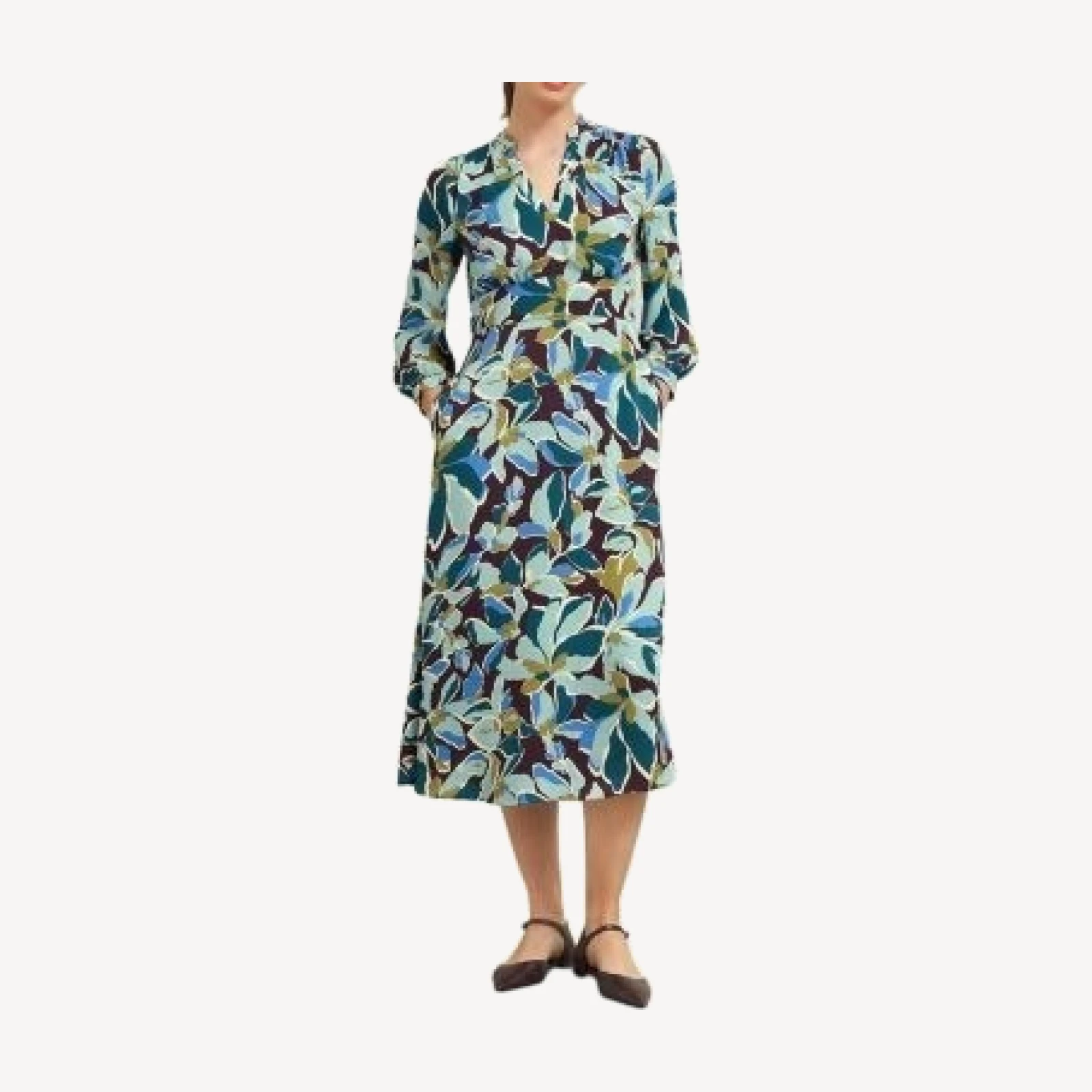 Hobbs London Lea Printed Midi Dress