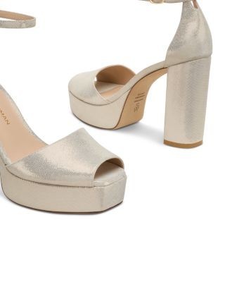 Stuart Weitzman Women's Sabrina Ankle Strap Platform Sandals
