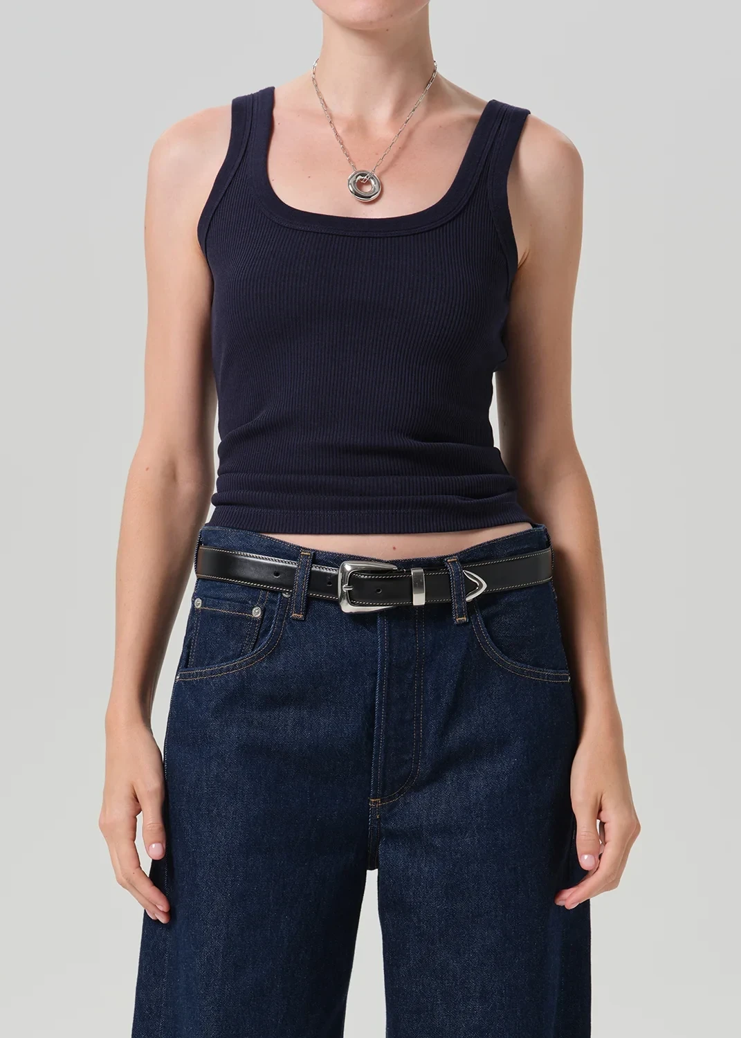 Faye Tank in Navy