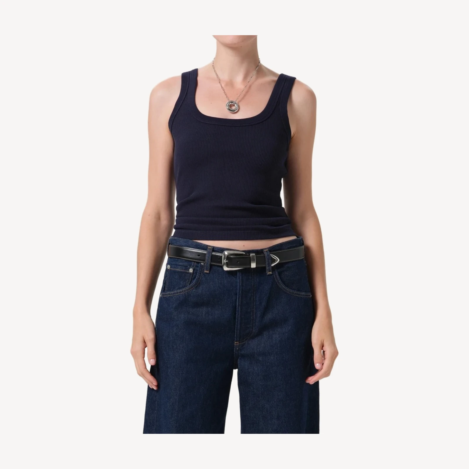 Faye Tank in Navy