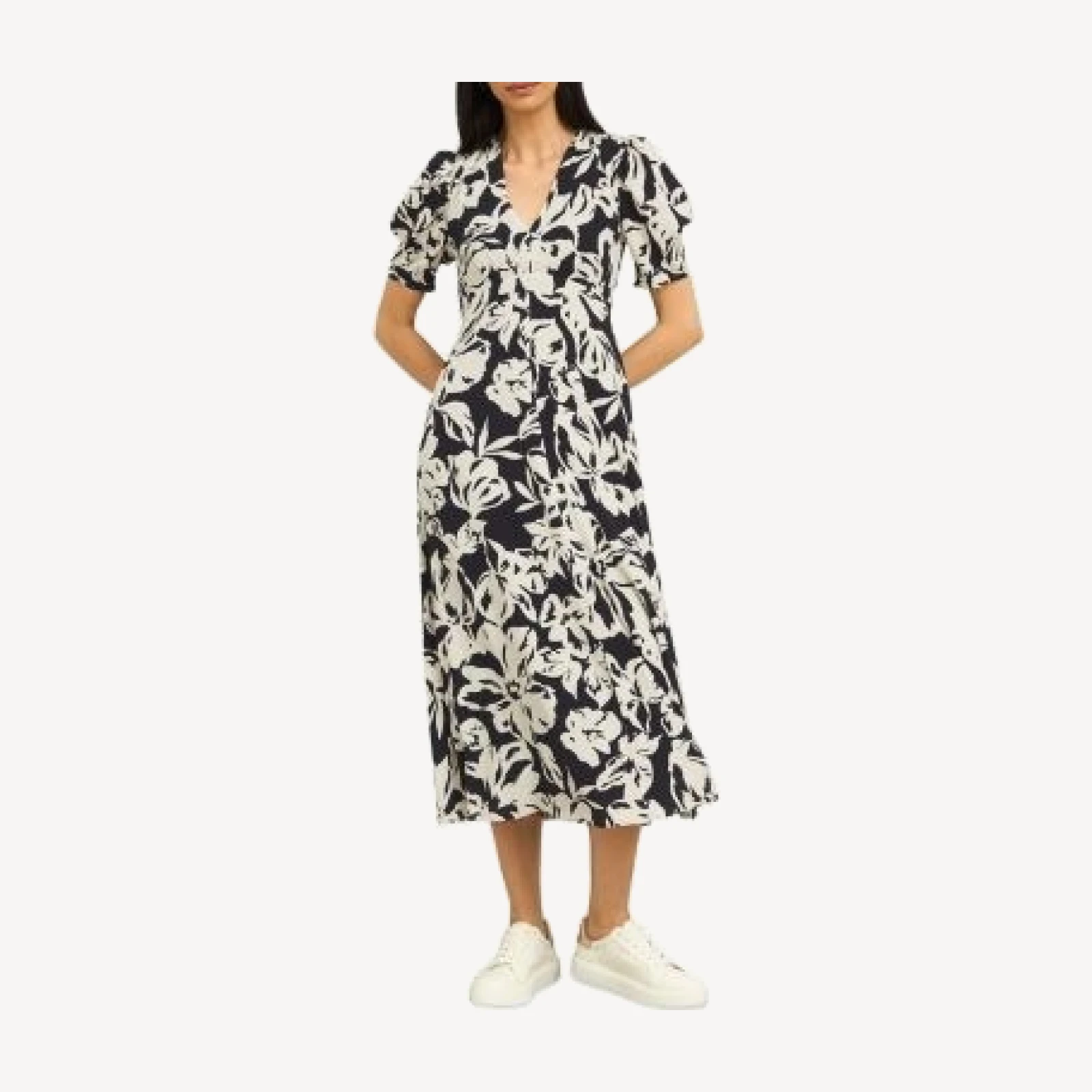 Hobbs London Chiltern Printed Midi Dress