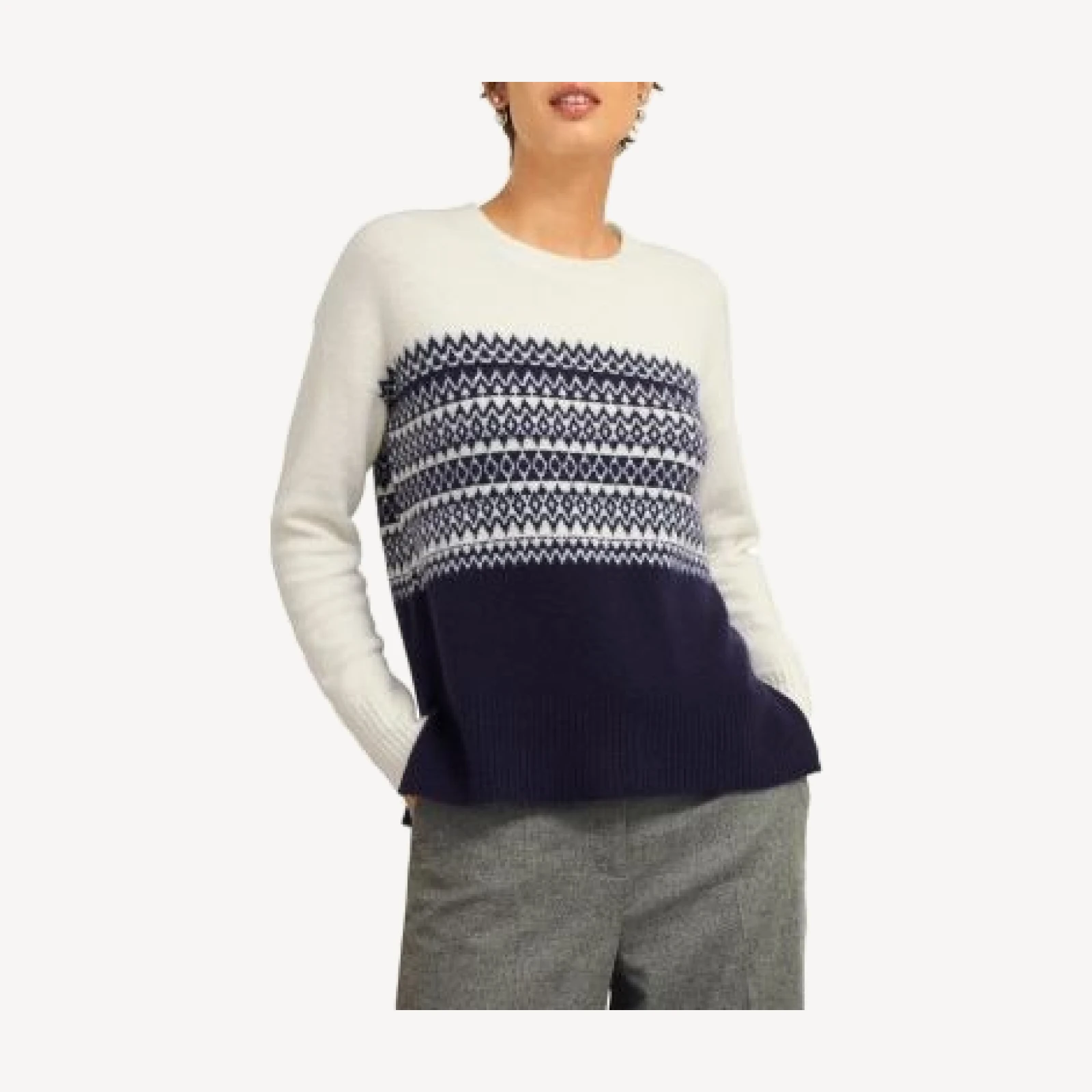 Hobbs London Lorrie Fair Isle Sweater