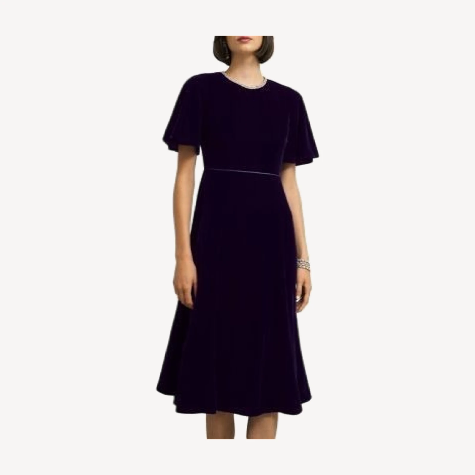 Hobbs London Catalina Velvet Dress