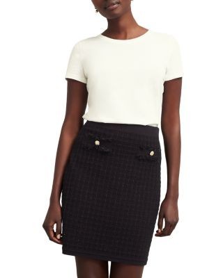 Hobbs London Sairey Knitted Skirt