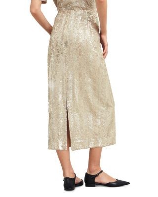 Hobbs London Marlowe Limited Sequined Maxi Skirt