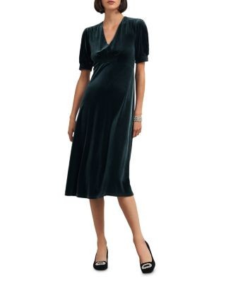 Hobbs London Dormer Velvet Dress