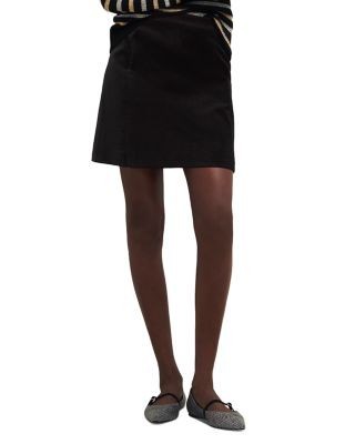 Hobbs London Izzy Velvet Skirt