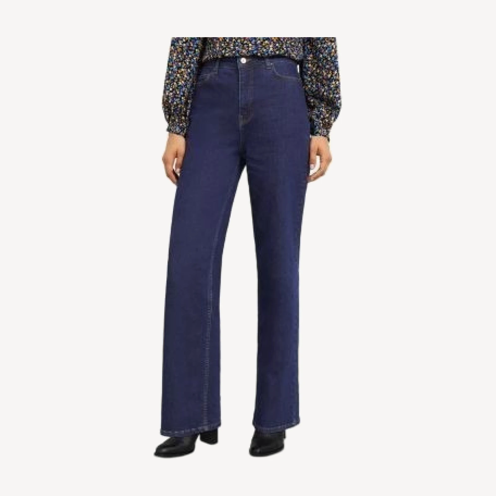 Hobbs London Hadden Wide Jeans in Indigo