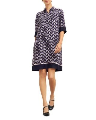 Hobbs London Marciella Printed Tunic Dress