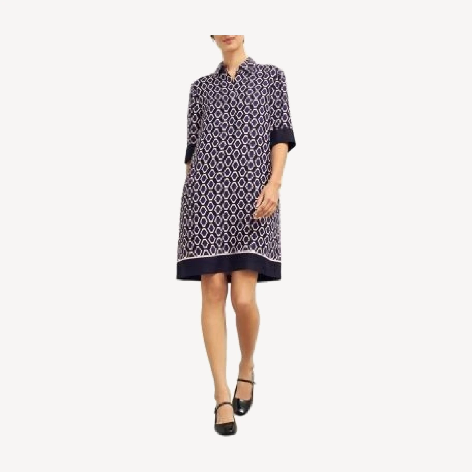Hobbs London Marciella Printed Tunic Dress
