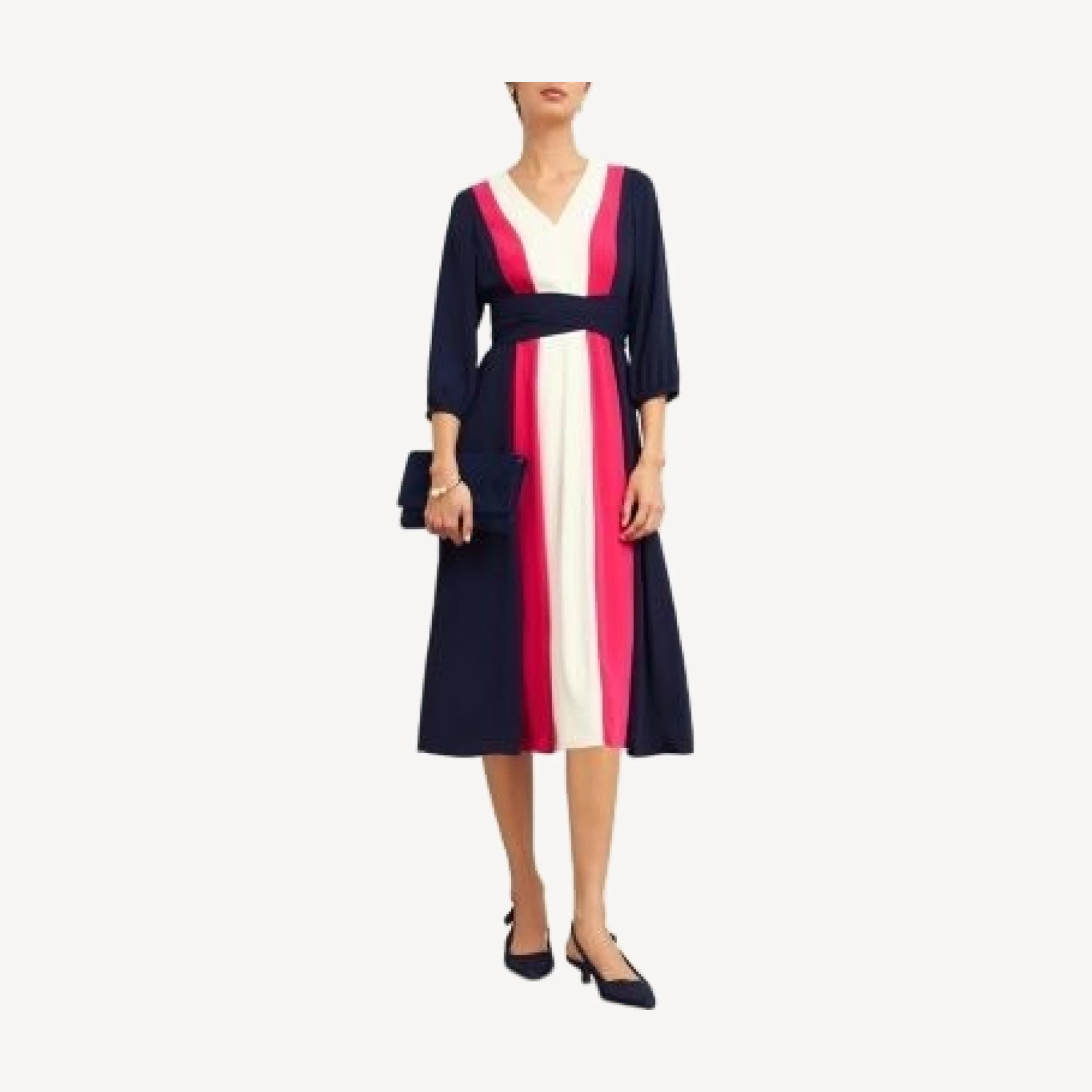 Hobbs London Cora Colorblocked Dress