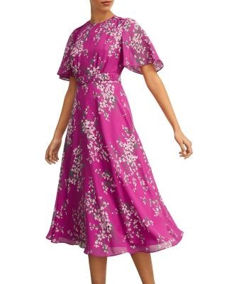 Hobbs London Bronwyn Silk Dress