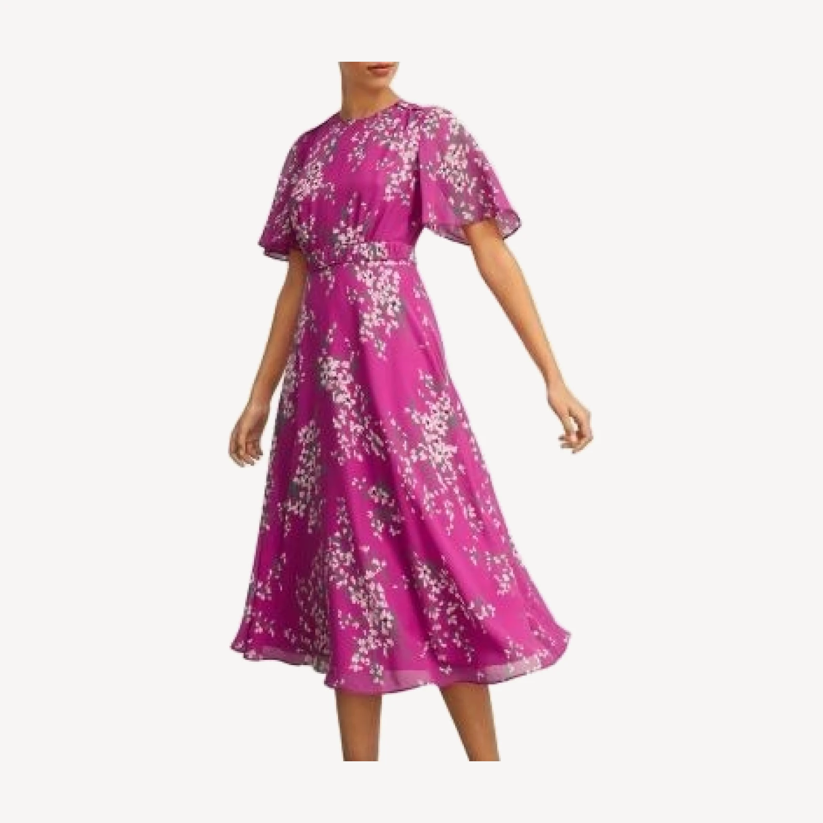 Hobbs London Bronwyn Silk Dress