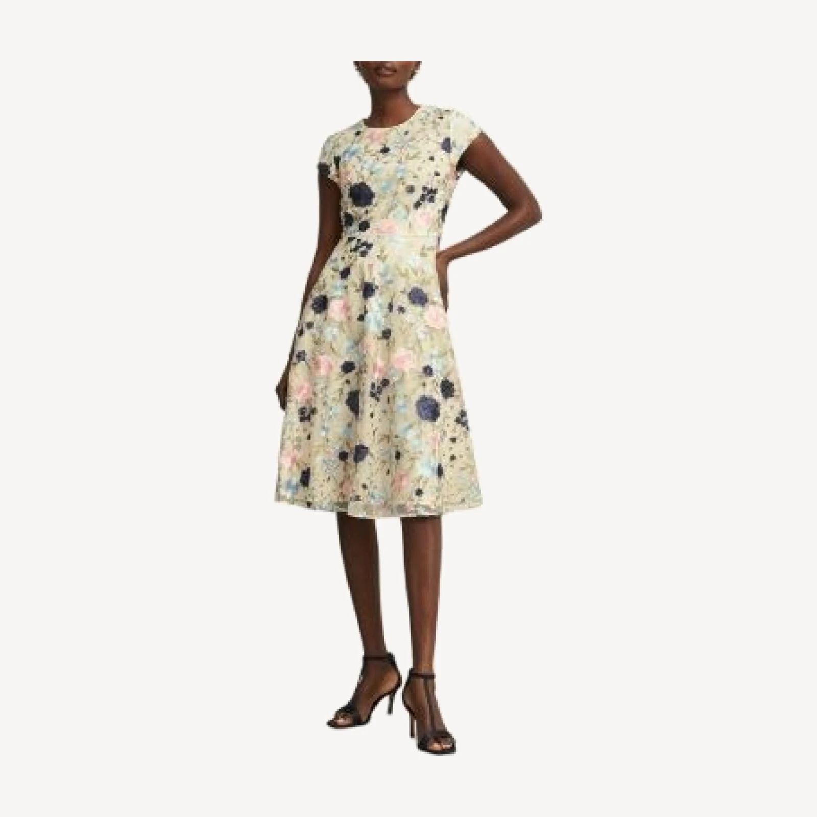Hobbs London Tia Embroidered Dress