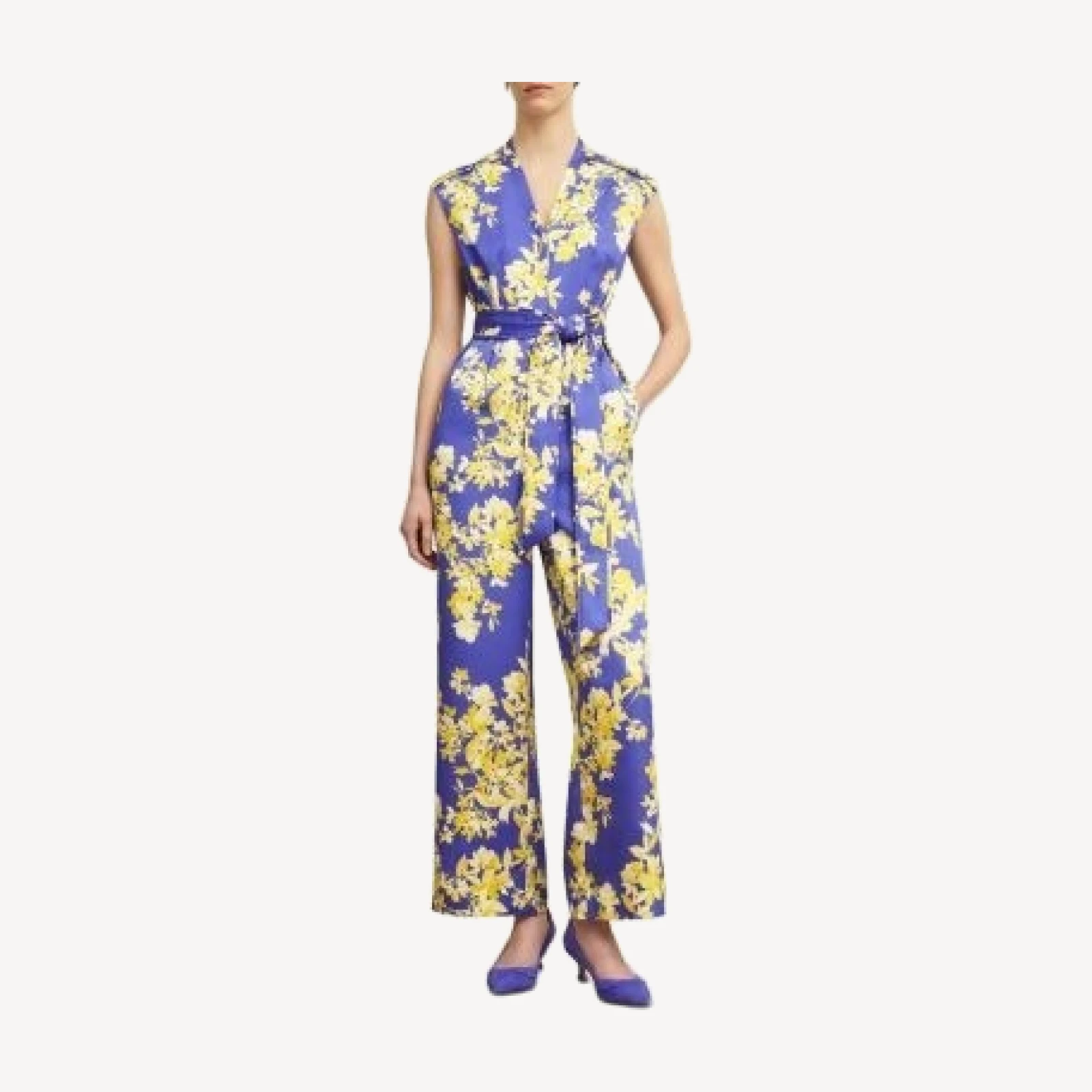 Hobbs London Macey Belted Jumpsuit