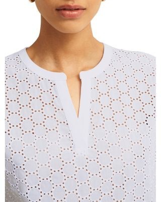 Hobbs London Joanna Broderie Top