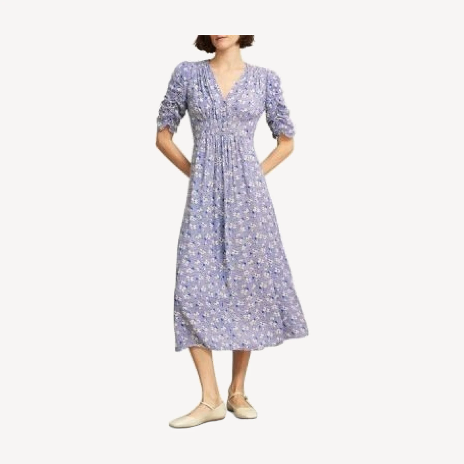 Hobbs London Stowe Smocked Dress