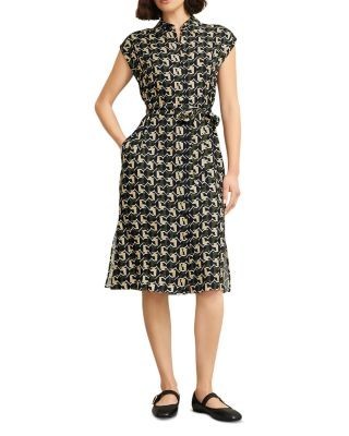 Hobbs London Kalinda Geometric Print Dress