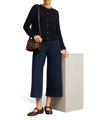 Hobbs London Amber Open Stitch Cardigan