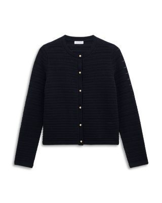 Hobbs London Amber Open Stitch Cardigan
