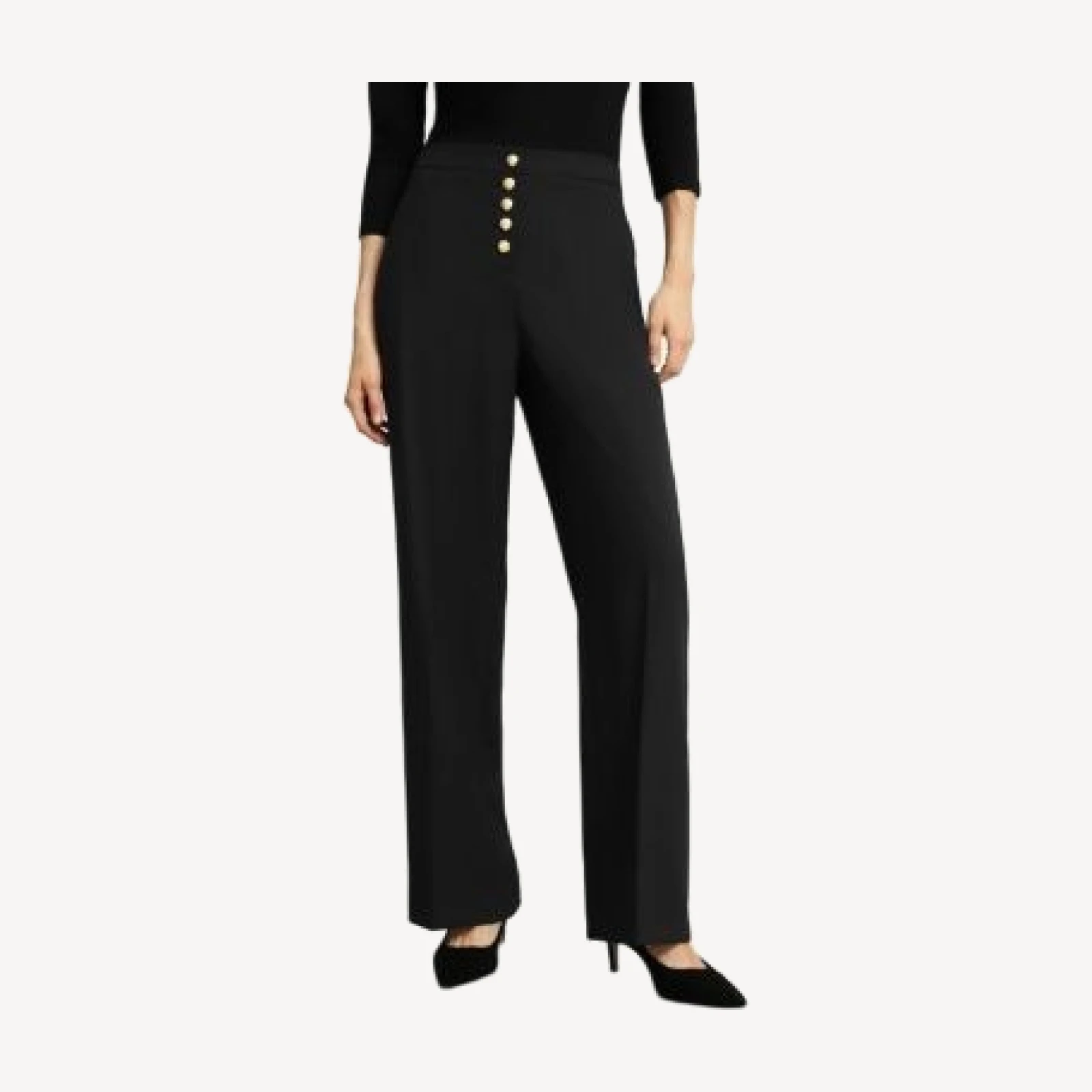 Hobbs London Highclere Button Fly Pants