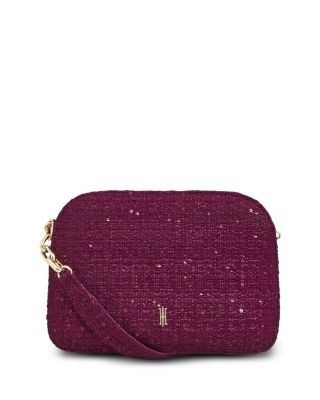 Hobbs London Milan Sequin Woven Tweed Clutch