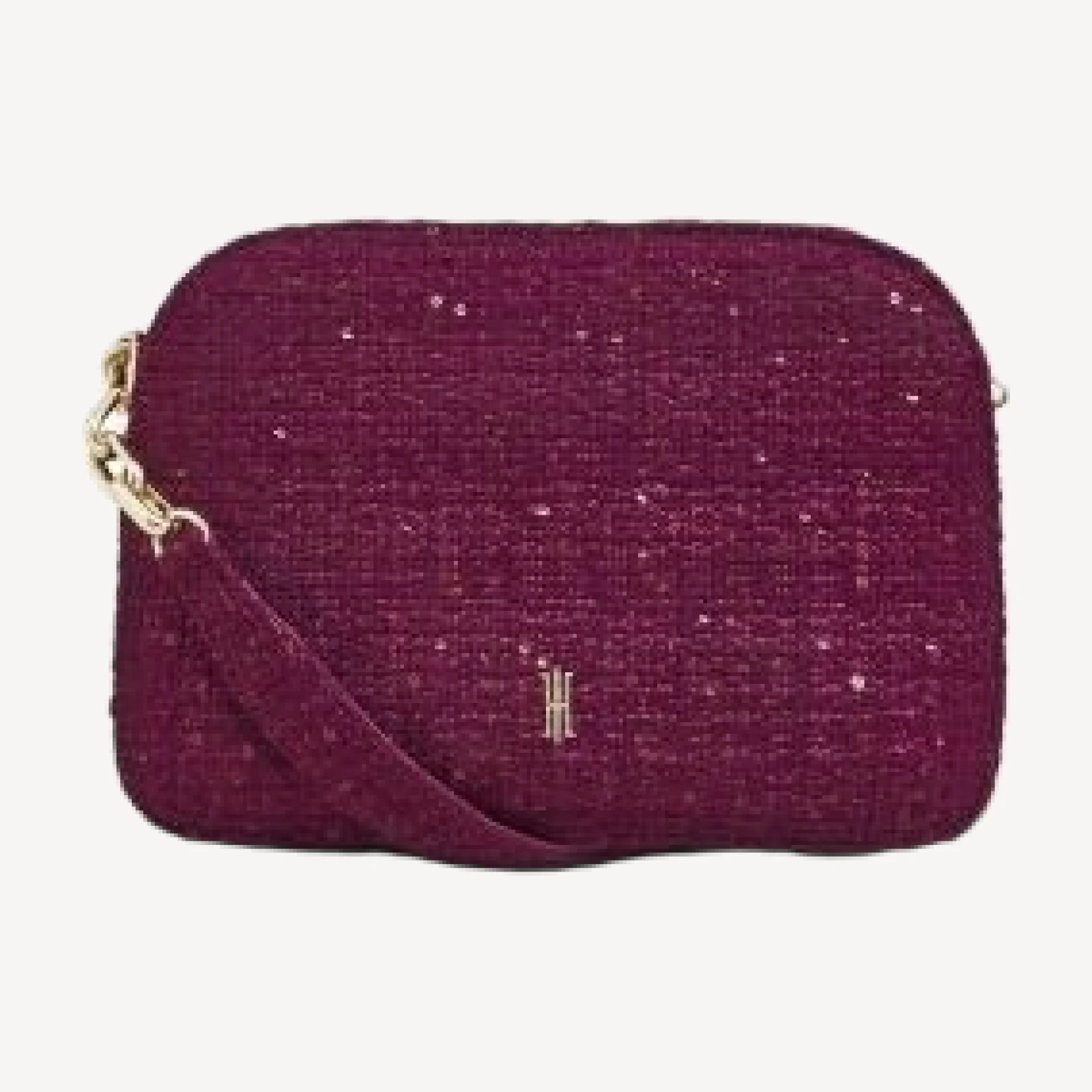 Hobbs London Milan Sequin Woven Tweed Clutch