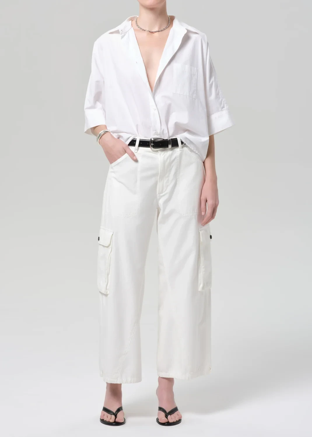 Thassos Twisted Seam Utility Pant in Pashmina