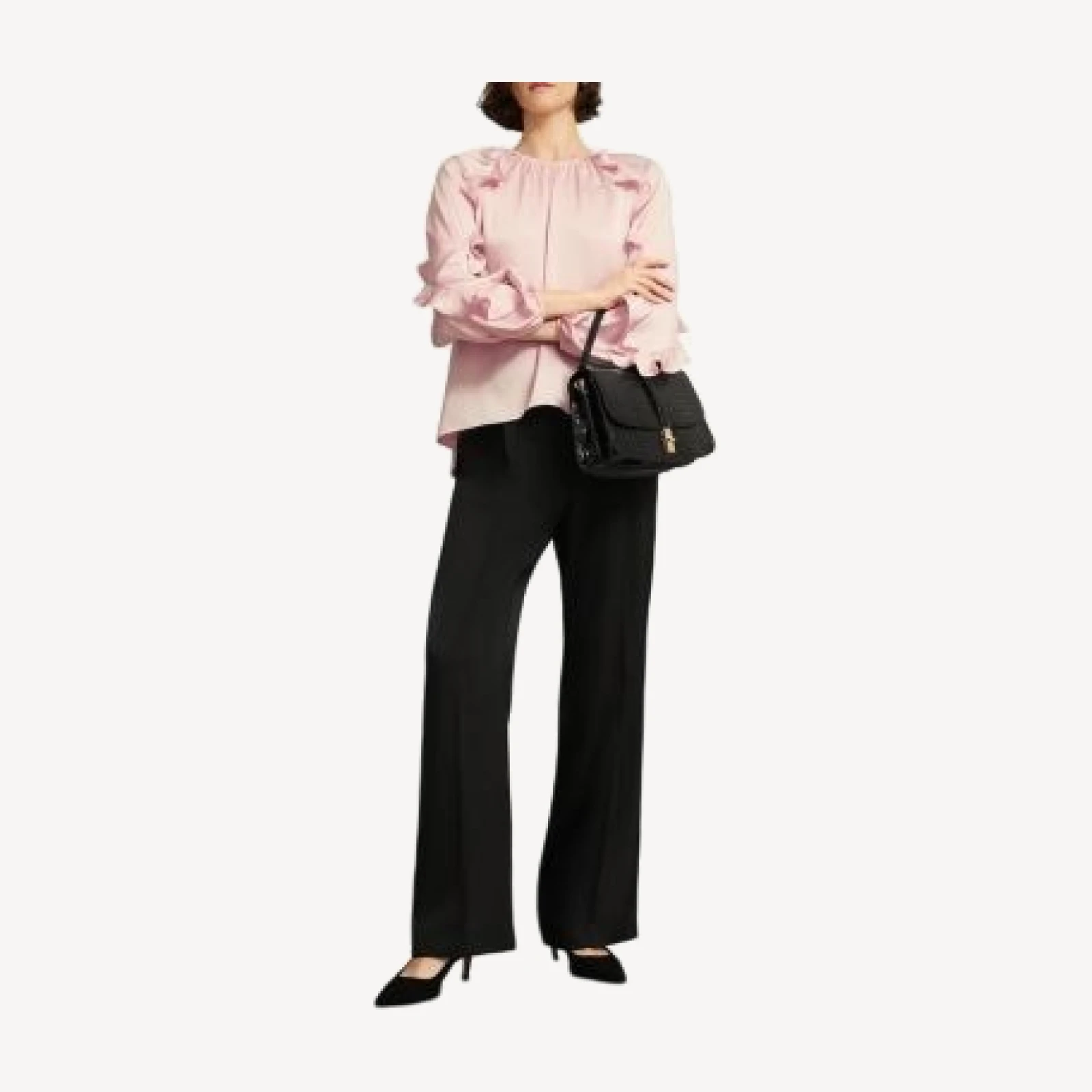 Hobbs London Babbington Ruffled Top