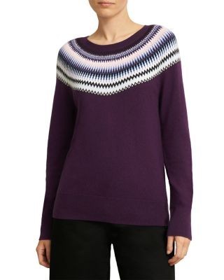Hobbs London Greta Fair Isle Jumper