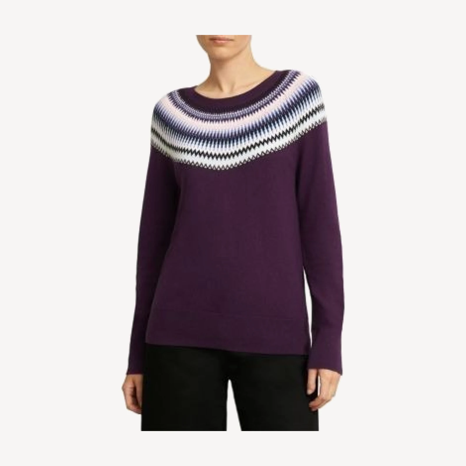 Hobbs London Greta Fair Isle Jumper