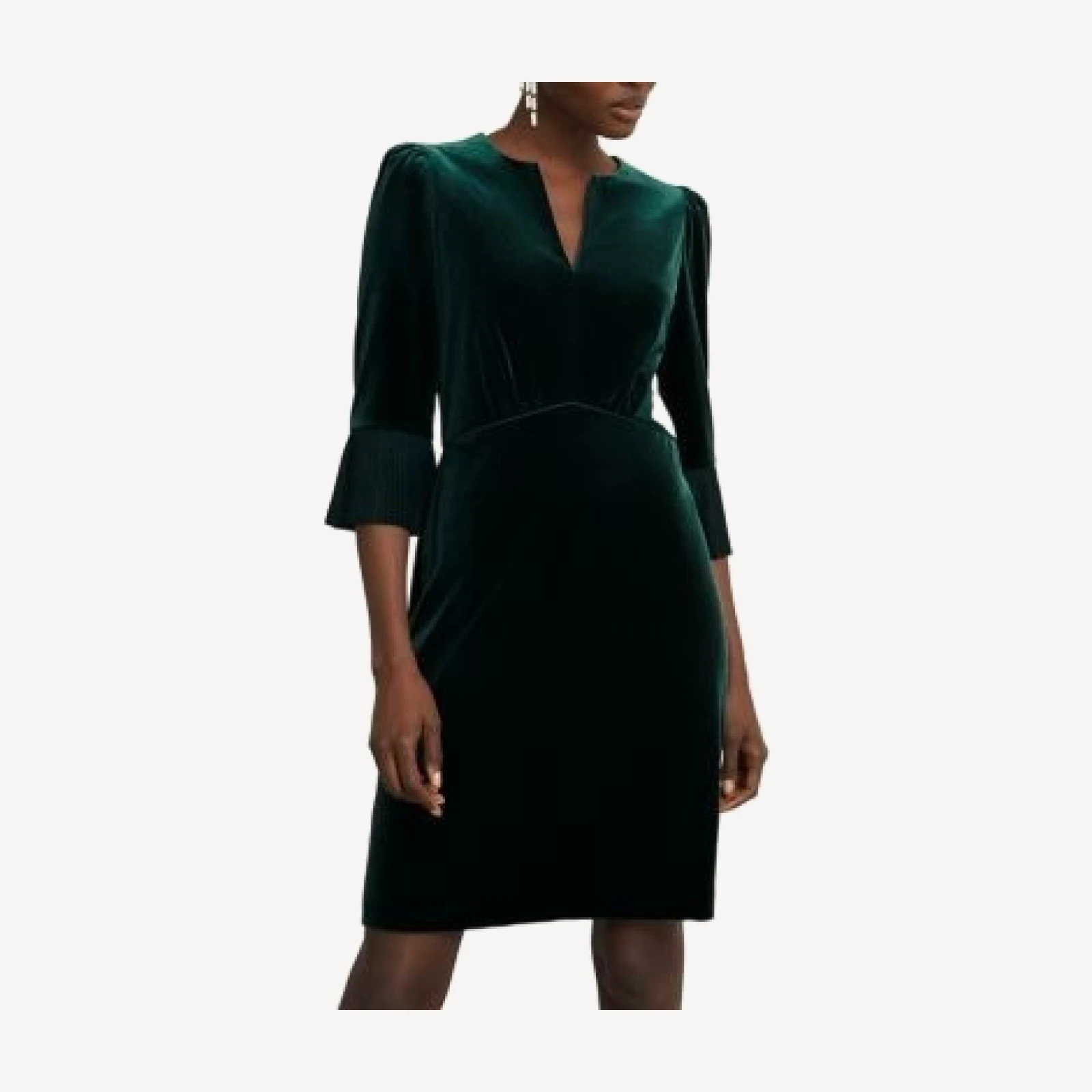 Hobbs London Violet Velvet Mini Dress