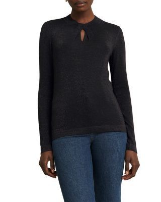 Hobbs London Effie Sparkle Crewneck Sweater