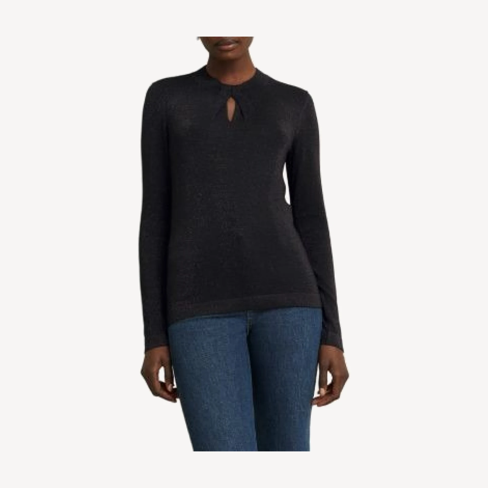 Hobbs London Effie Sparkle Crewneck Sweater