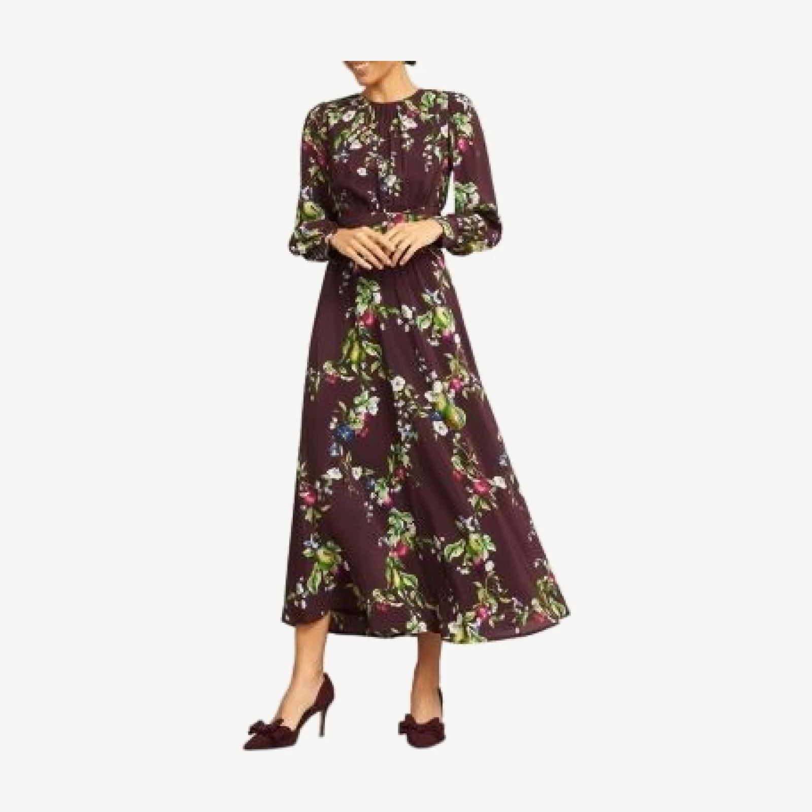 Hobbs London Iford Silk Dress