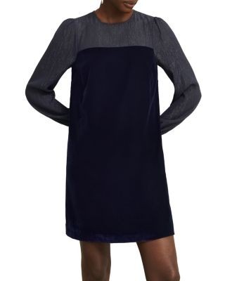 Hobbs London Zariah Velvet Dress