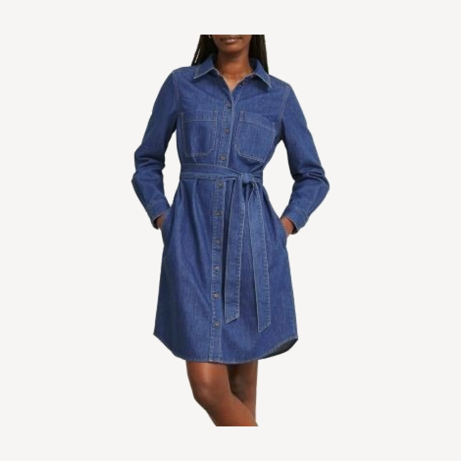 Hobbs London Francesca Denim Dress