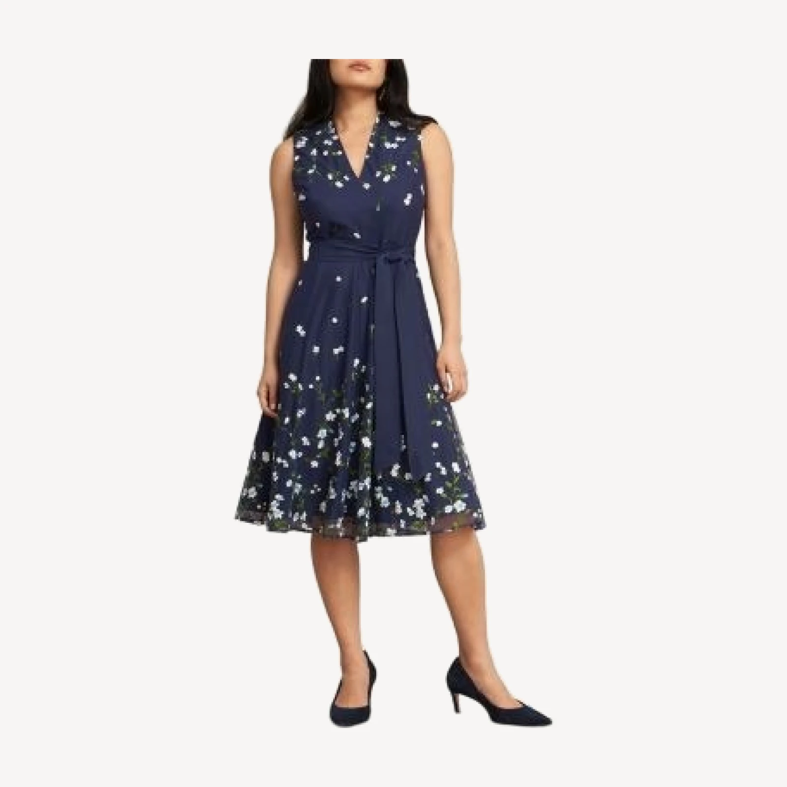 Hobbs London Aria Embroidered Dress