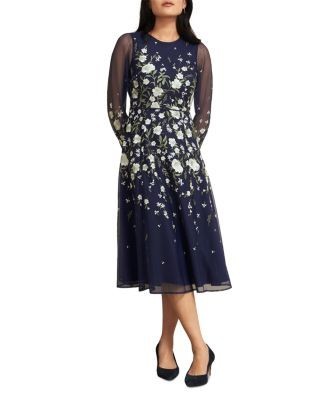 Hobbs London Lois Embroidered Dress